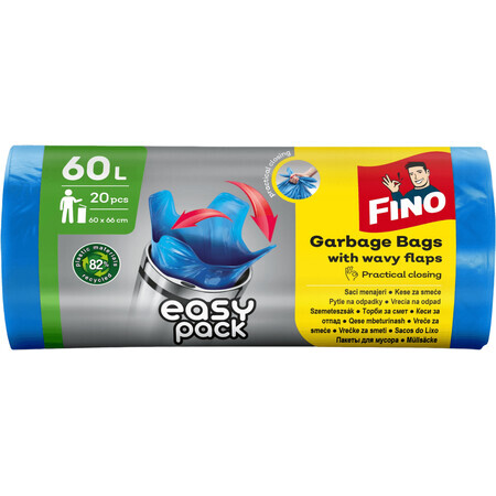 Bolsas de basura Fino Easy Pack 20 x 60 l