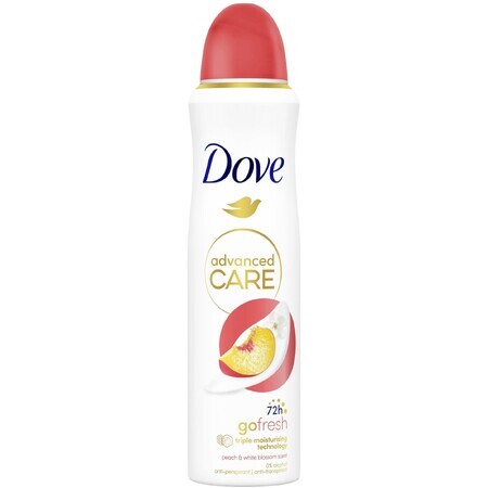 Dove Advanced Care Peach Spray Antitraspirante 150 ml