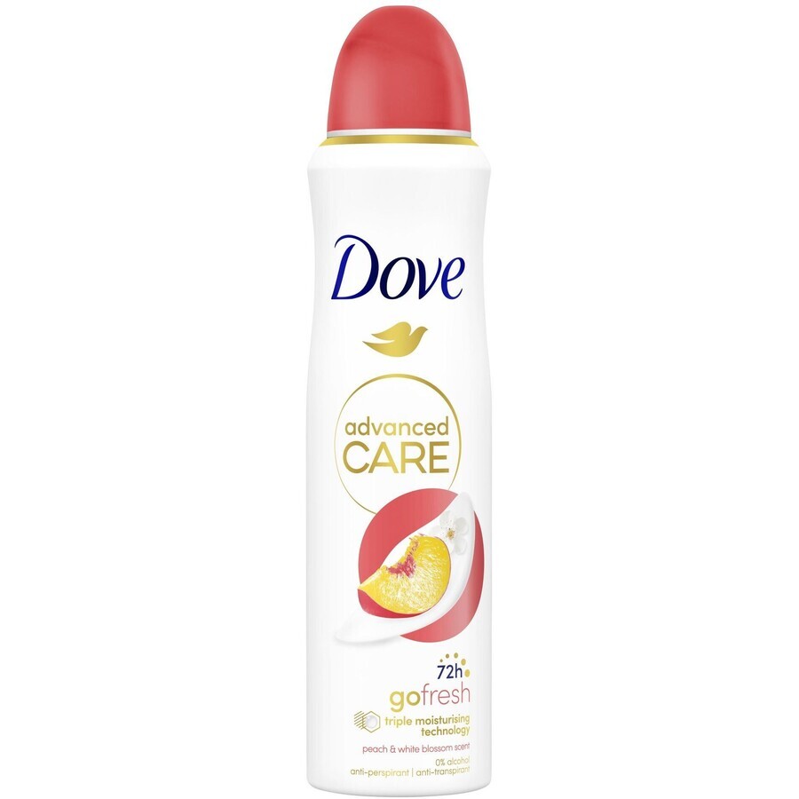 Dove Advanced Care Peach Spray Antitraspirante 150 ml