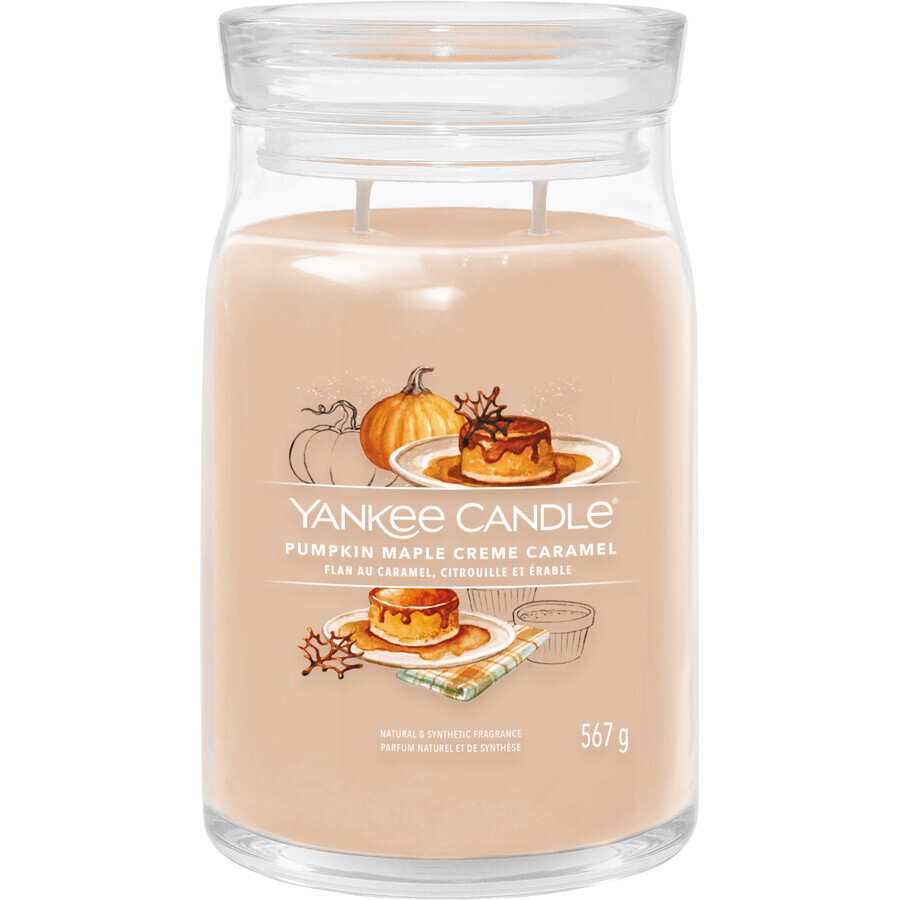 Vela perfumada Yankee Candle Calabaza Arce Creme Caramel 567 g