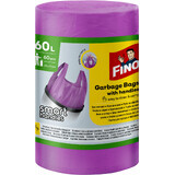 Fino Colour Sacchi per rifiuti con orecchie viola 60 x 60 l