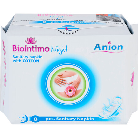 Biointimo Anion Night Pads 8 Stück