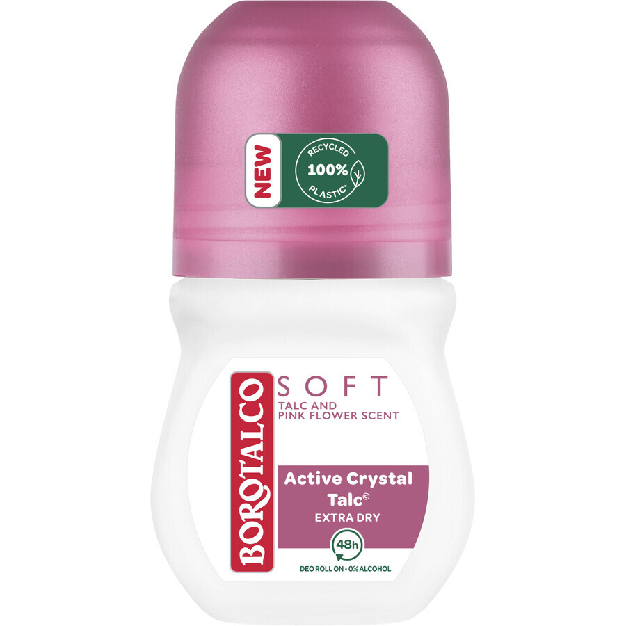 Borotalco Soft Talk und Rosa Blume Roll-on Deodorant für Frauen 50 ml