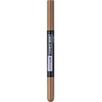 Maybelline New York NY Express Brow Satin Duo 01 Donker Blond Wenkbrauwpotlood en Poeder Duo