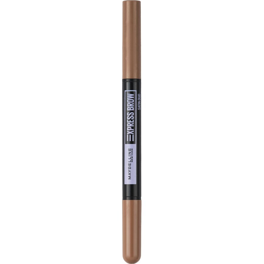 Maybelline New York NY Express Brow Satin Duo 01 Donker Blond Wenkbrauwpotlood en Poeder Duo