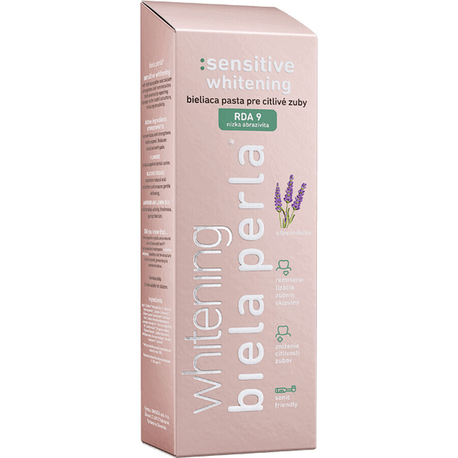 Pasta dentífrica Perla Sensitive con lavanda 75 ml