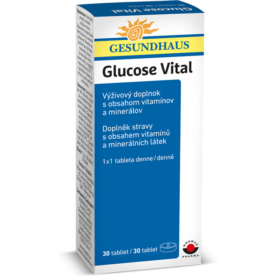 Gesundhaus Vital Glucose 30 Tabletten