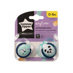 Tommee Tippee CTN Silicone Pacifier Any Time 0-6m 2 pcs