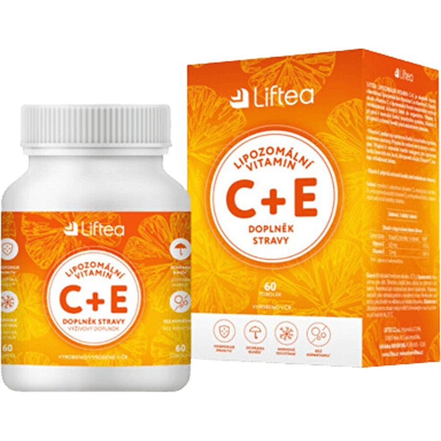 Liftea Liposomales Vitamin C+E 60 Hartkapseln