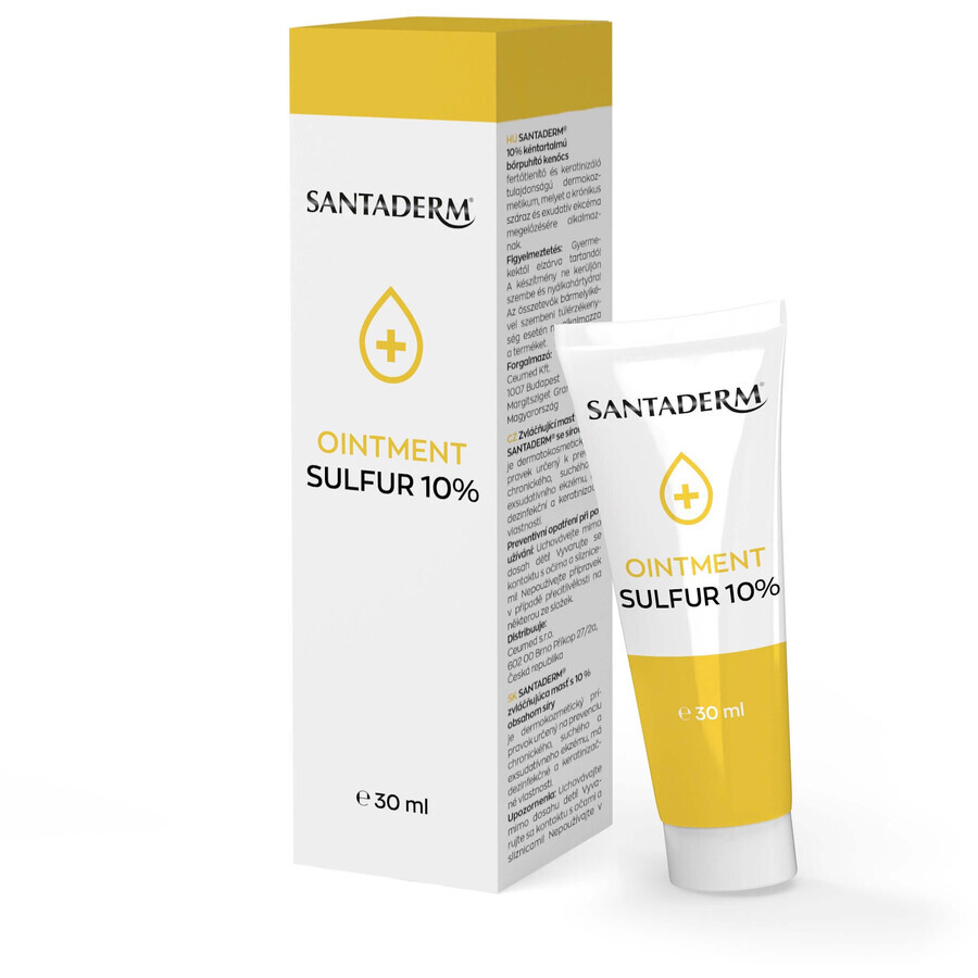 Santaderm Sulfur 10% Schwefel-Weichspülsalbe 30 ml