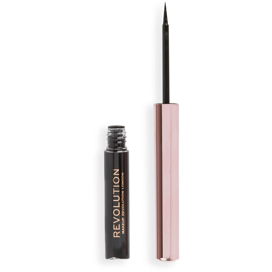 Revolution Super Flick Liquid Eyeliner Schwarzer Eyeliner 2,4 ml