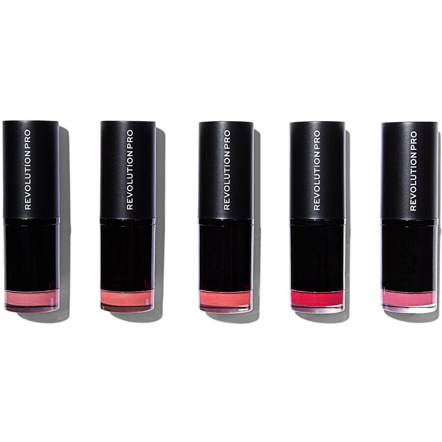 Revolution PRO Pinks, Lippenstift-Set 5 Stück