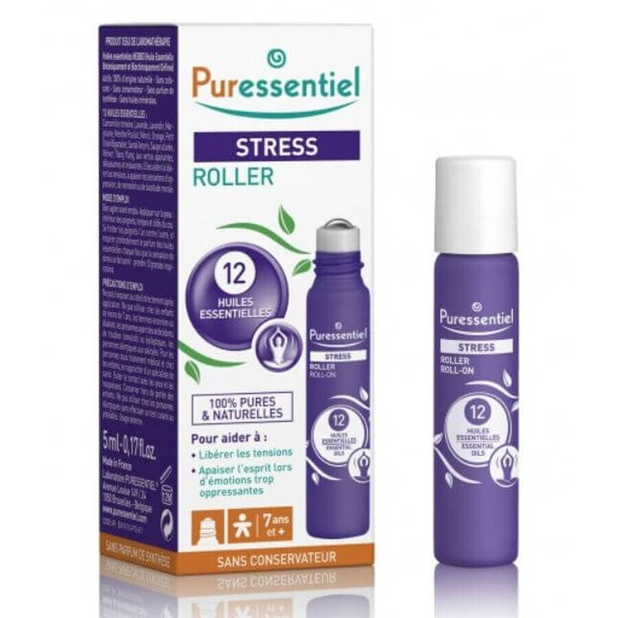 Puressentiel Stress Roll - On 12 aceites esenciales 5 ml