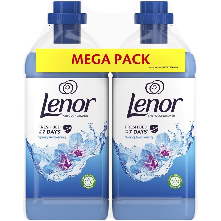 Lenor Spring Awakening Fabric Conditioner 2 x 1230 ml