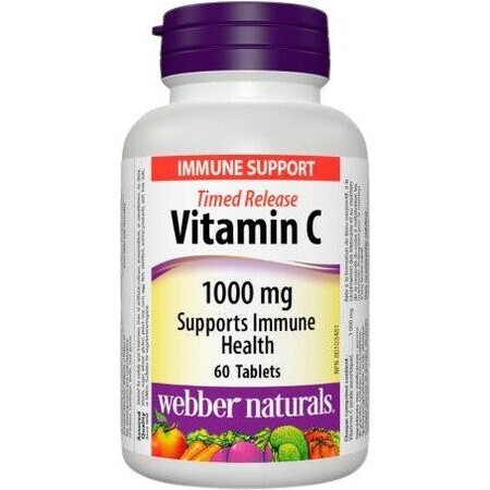 Webber Naturals Vitamin C 1000 mg TR (extended-release) 60 tablets