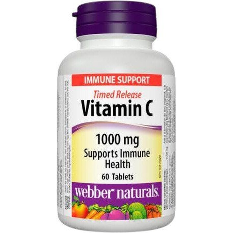 Webber Naturals Vitamin C 1000 mg TR (extended-release) 60 tablets