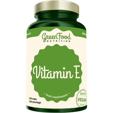 GreenFood Nutrition Vitamin E 120 Kapseln