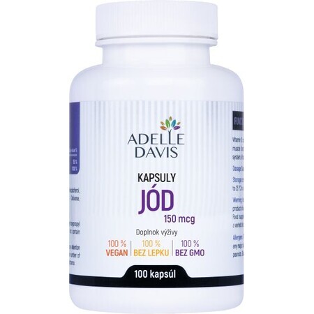 Adelle Davis Jod 150 mcg 100 Kapseln