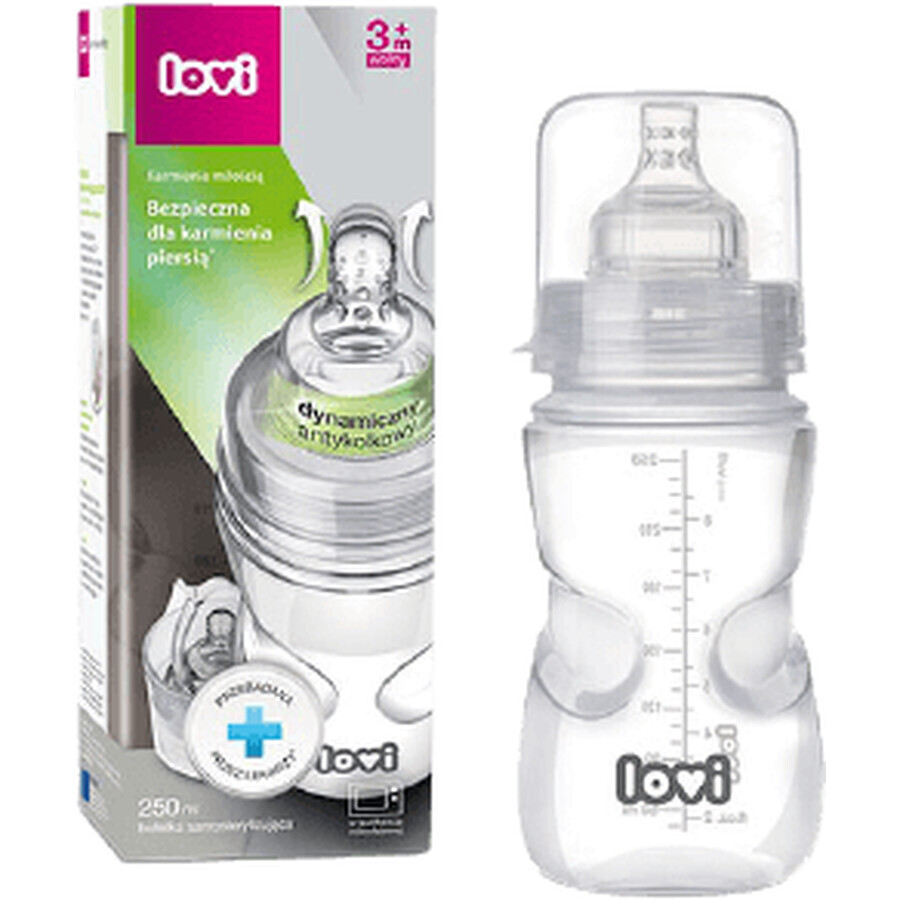 LOVI Sticlă auto-sterilizantă 250 ml