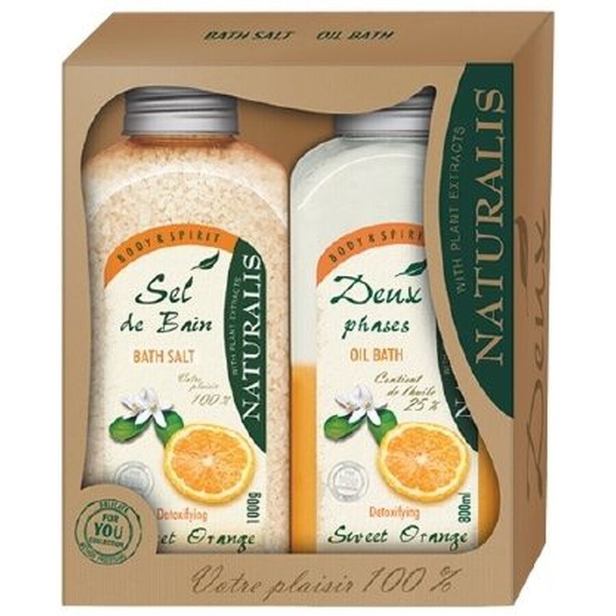 Naturalis Baño Naranja Dulce 800ml+1000g