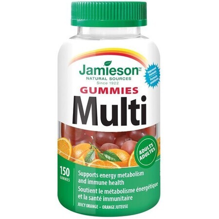 Jamieson Multi Gummies voor Volwassenen 150 tabletten