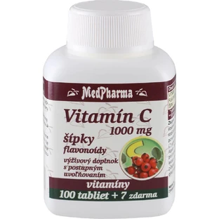 MedPharma Vitamin C 1000 mg with arrows 107 tablets
