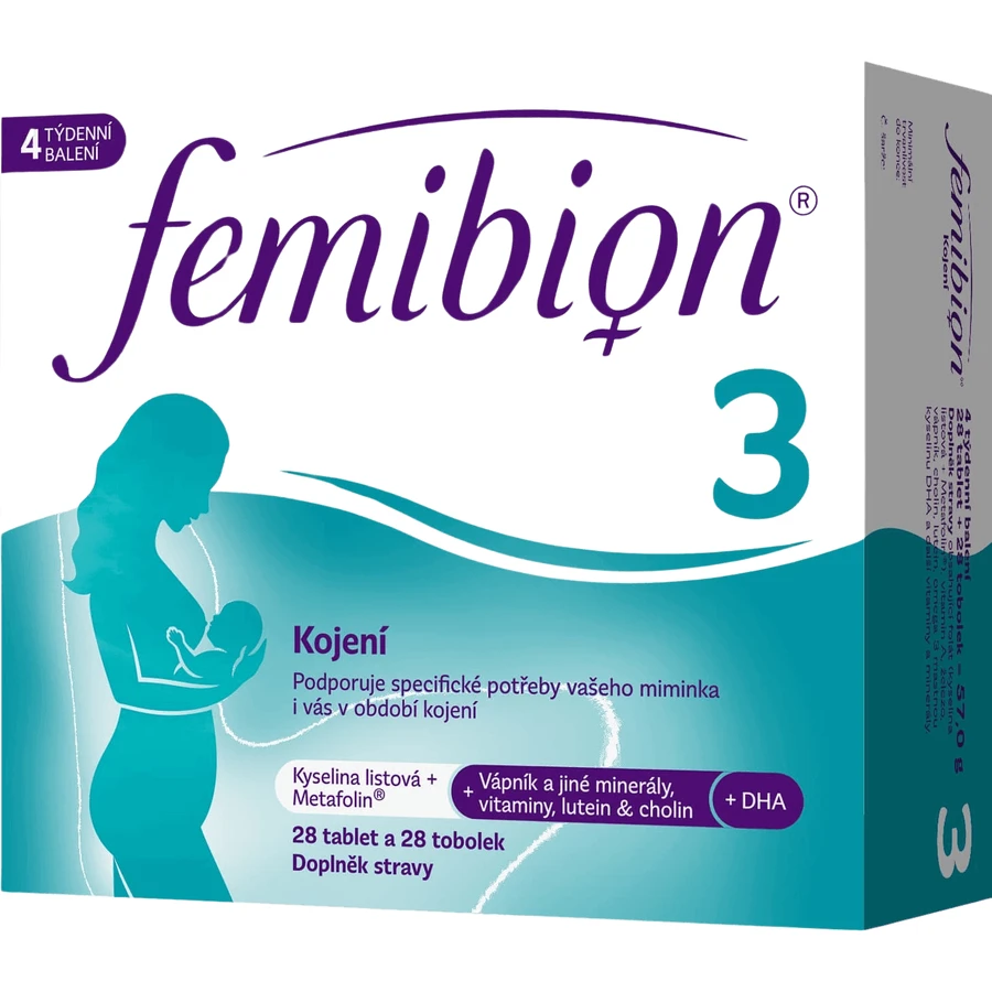 Femibion 3 Borstvoeding, 28 tabletten en 28 capsules