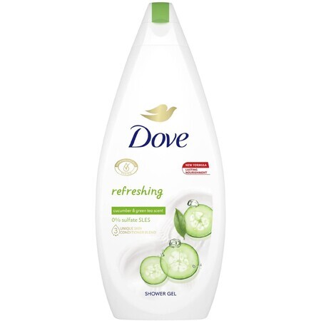 Dove Gel de Ducha Refrescante con Pepino 250 ml