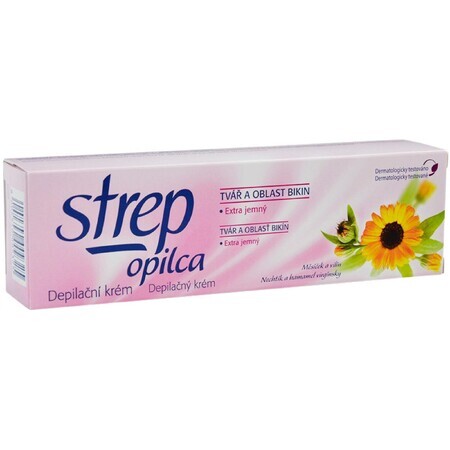 Strep Opilca Enthaarungscreme für Gesicht und Bikinizone 75 ml