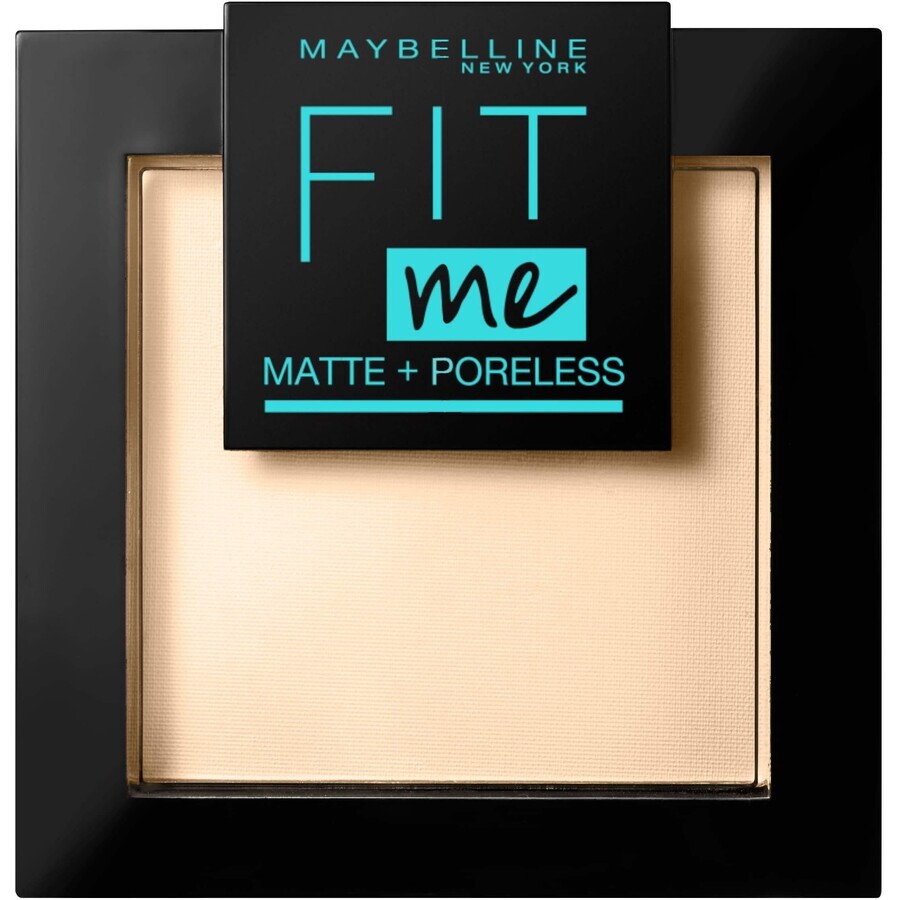 Maybelline New York Puder Fit me! Matt + Porenlos, Farbton 115 Elfenbein 9 g