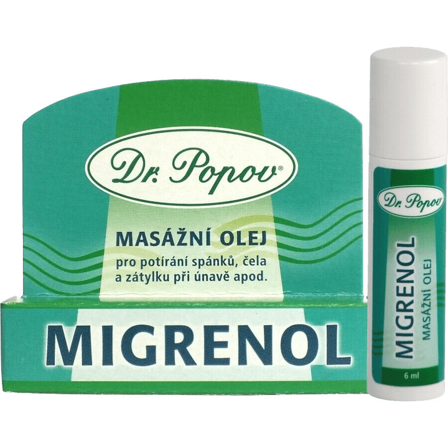 Massageöl Dr. Popov Migrenol Roll-on 6 ml