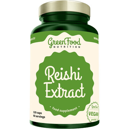 GreenFood Nutrition Extracto de Reishi 120 cápsulas