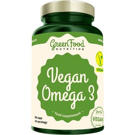 GreenFood Nutrition Veganes Omega 3, 90 Kapseln