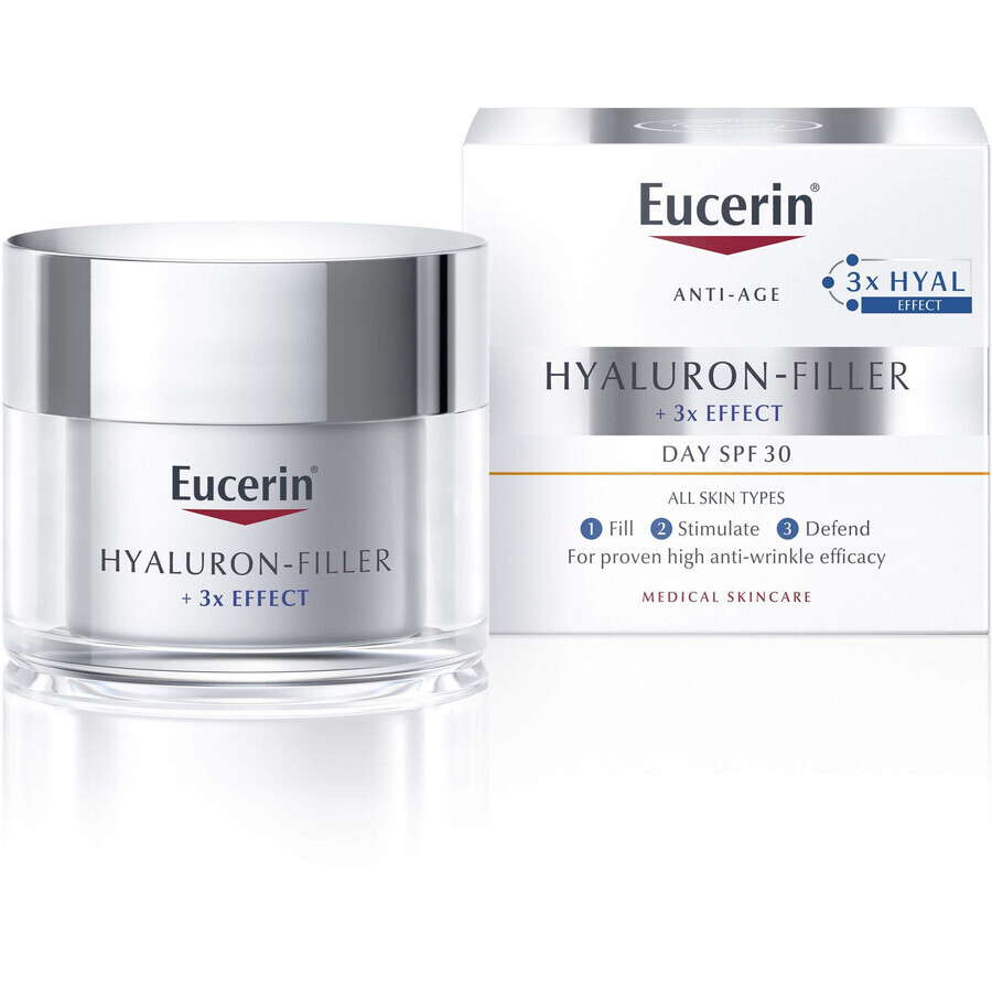 Eucerin Hyaluron-Filler+ Tagescreme SPF 30, 50 ml