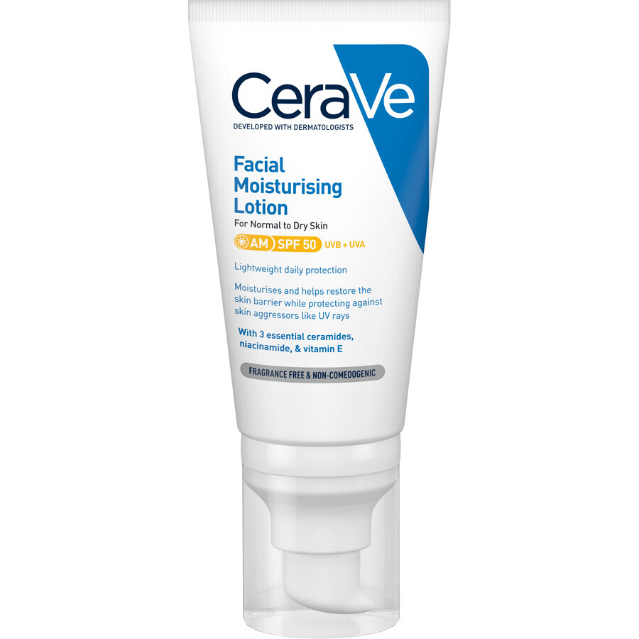 CeraVe Moisturizing Facial Cream SPF 50, 52 ml