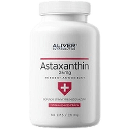 Aliver Nutraceutics Astaxantina 25 mg 60 capsule