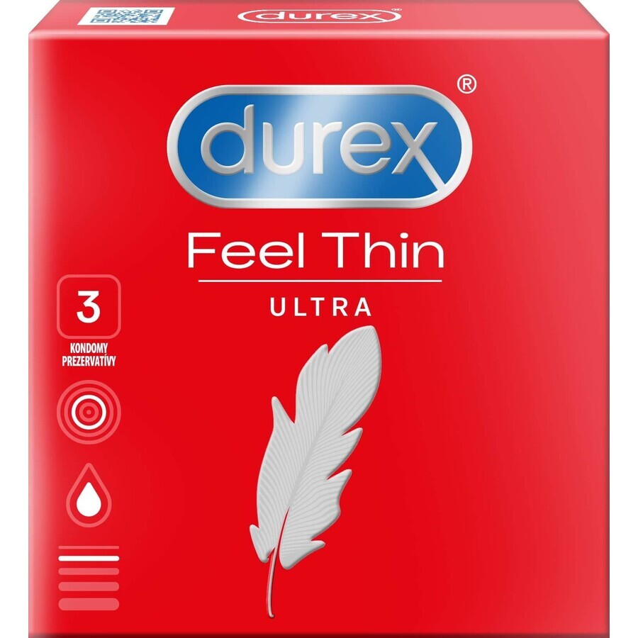 Durex Feel Préservatifs Ultra Fins 3 pièces