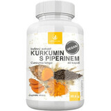 Allnature Curcumin mit Piperin Kräuterextrakt 60 Kapseln