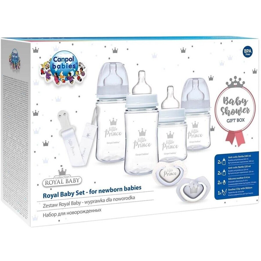 Canpol Babys Royal Royal Baby Neugeborenen-Set blau