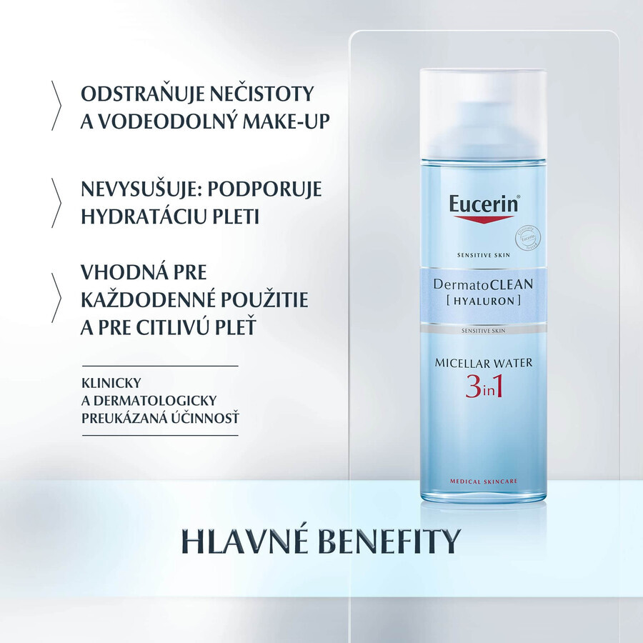 Eucerin DermatoCLEAN 3-in-1 Mizellenwasser 200 ml