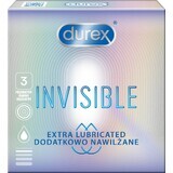 Durex Invisible Extra Glijcondooms Invisible Extra 3 stuks