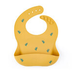 Petite&Mars Silicone bib Take&Match Ochre Cacti Ochre 6m+