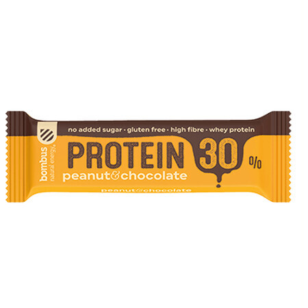 Bombus Protein 30% nuci și ciocolată. 50 g