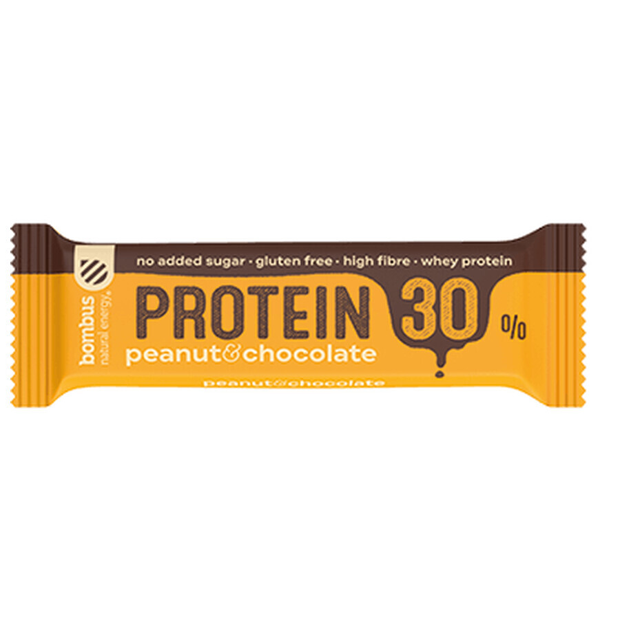 Bombus Protein 30% nuci și ciocolată. 50 g