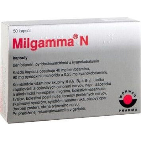 Milgamma N tripla combinazione vitaminica 50 capsule