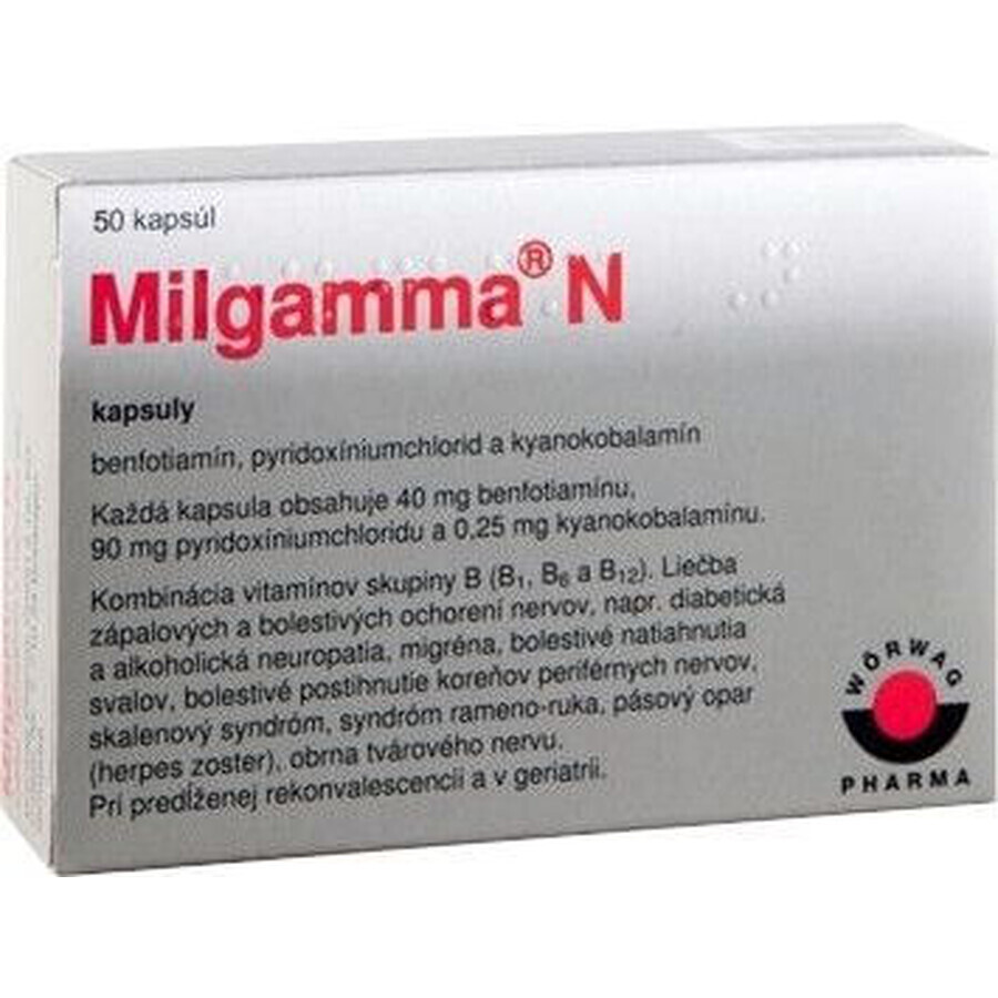 Milgamma N tripla combinazione vitaminica 50 capsule