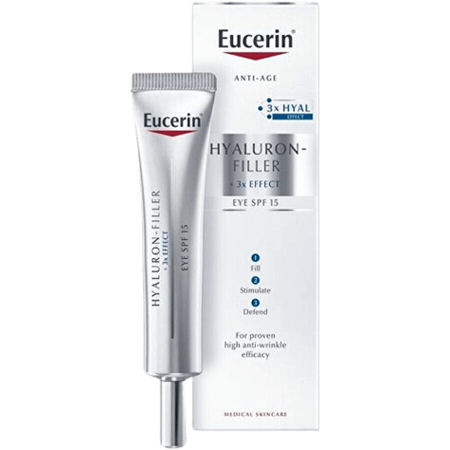 Eucerin Anti-Aging Augencreme SPF 15 Hyaluron-Filler 3x EFFECT 15 ml