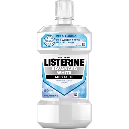 Listerine Advanced White Mouthwash with delicate taste 500 ml