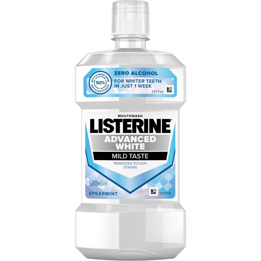 Listerine Advanced White Mouthwash with delicate taste 500 ml