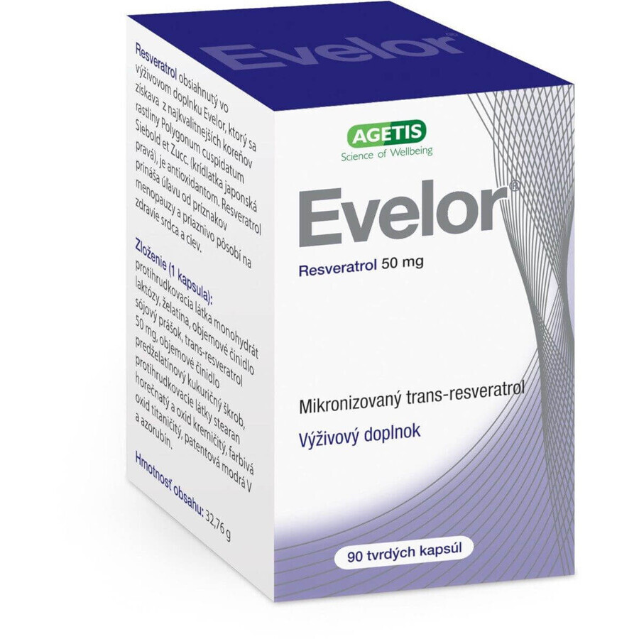 Evelor 50mg 90cps 90 capsules